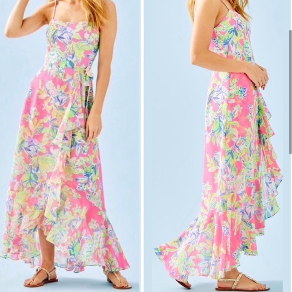 Lilly Pulitzer Floral Maxi Dress